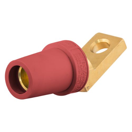 Hubbell Wiring Device-Kellems HBLFOAR Series 16 Offset Straight Style Angled Devices, Female-Red