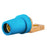Hubbell Wiring Device-Kellems HBLFOSBL Series 16 Offset Straight Style Devices, Female - Blue
