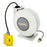 Industrial Power Cord Reel, Portable duplex outlet box, Gray, 20A GFCI, HBLI45123GF20