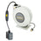 Industrial Power Cord Reel, Portable duplex outlet box, Gray, 20A (2) GFCI, HBLI45123GF220M1