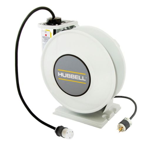 Industrial Power Cord Reel, HBL2313 20A connector, HBLI45123TL20