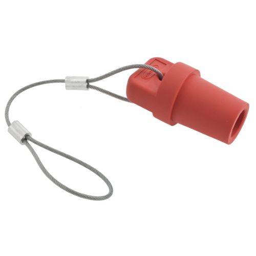 Hubbell Wiring Device-Kellems Series 16 Single Pole Protective Caps, Male - Red Wire Connectors
