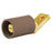Hubbell Wiring Device-Kellems HBLMOABN Series 16 Offset Straight Style Angled Devices, Male-Brown