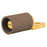 Hubbell Wiring Device-Kellems HBLMOSBN Series 16 Offset Straight Style Devices, Male - Brown