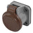 Hubbell Wiring Device-Kellems Series 16 Non-Metallic Weather Protective Lift Covers- Brown/Gray Wire Connectors