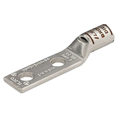 CSWD-3 ILSCO SureCrimp Long Barrel 2 Hole 3 AWG (#4 Flex) Cu Lug