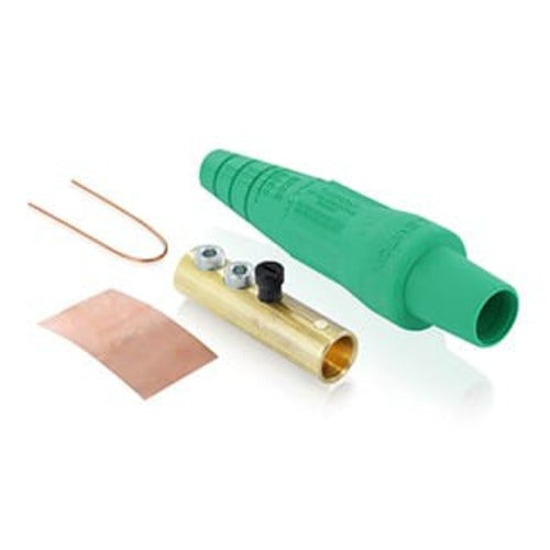 Leviton Manufacturing Company 16 Series Female Plug #2 - 2/0 DSS Green