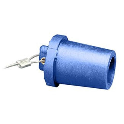 Leviton Manufacturing Company Male Protective Cap for 17/23 Series,Taper Nose-Blue