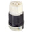 Leviton Manufacturing Company Locking Connector, NEMA L16-20R, 20A, 3P4W -Black-White