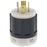 Leviton Manufacturing Company Locking Plug, NEMA L21-20P, 20A, 4P5W -Black-White