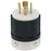 Leviton Manufacturing Company Black Plug Lock 4PO 5WI L22-20P 20A277/480V