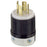 Leviton Manufacturing Company Locking Plug, NEMA L14-30P, 30A, 3P4W -Black-White