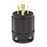 Leviton Manufacturing Company Locking Plug, NEMA L15-30P, 30A, 3P4W -Black
