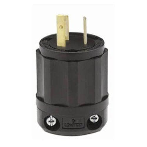 Leviton Manufacturing Company Locking Plug, NEMA L6-15P, 2P3W, 15A,250V, Grounding-Black
