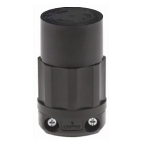 Leviton Manufacturing Company Locking Connector,NEMA L5-15R,2P3W,15A,125V,Grounding-Black