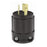 Leviton Manufacturing Company Locking Plug, NEMA L7-15P, 2P3W, 15A,277V, Grounding-Black