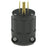 Leviton Manufacturing Company Plug, NEMA 5-15P,2P3W,15A,125V,Grounding-Black