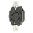 Leviton Manufacturing Company Flush Mtg Receptacle,4P4W,non-NEMA,non-GND,20A,120/208V-BK