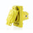 Leviton Manufacturing Company Locking Outlet,Wetguard,NEMA L16-20,3P4W,480V,Grounding-YL