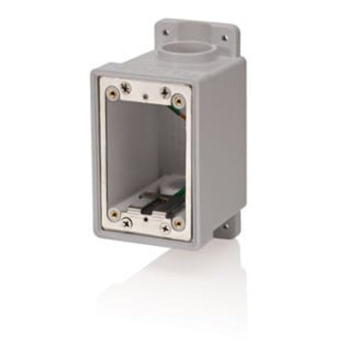Leviton Manufacturing Company Gray Wetguard PVC Single Gang FD Box