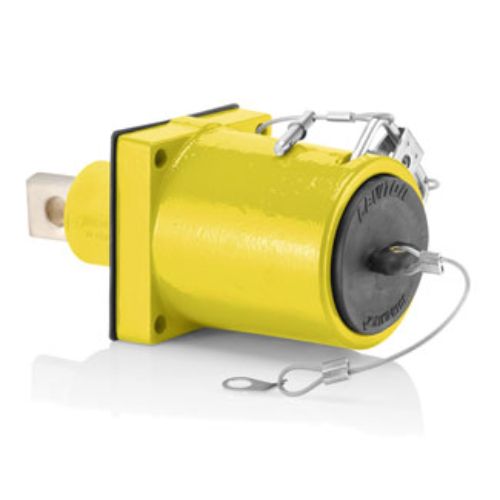 Leviton 49 S Sgl Pole Male Recept,1H BuSBar,313-777MCM,45D,1135A-YL