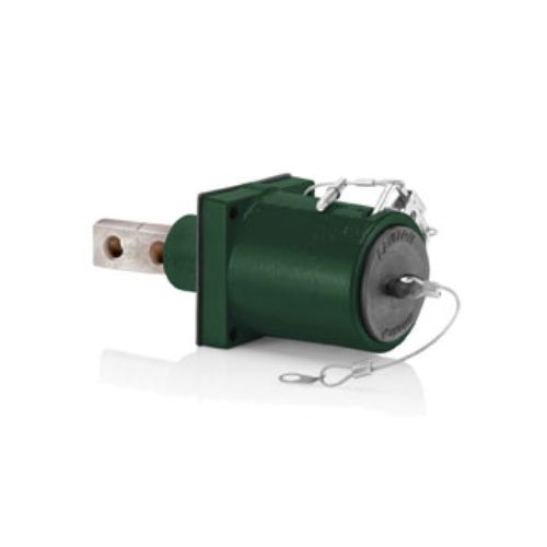 Leviton 49 S Sgl Pole Male Recept,2H BuSBar,313-777MCM,45D,1135A-GN