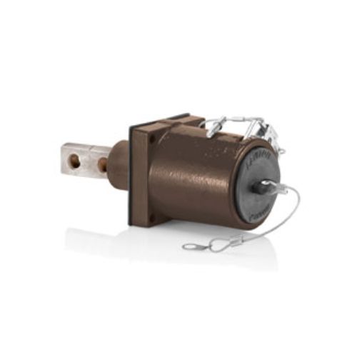 Leviton 49 S Sgl Pole Male Recept,2H BuSBar,313-777MCM,45D,1135A-BN