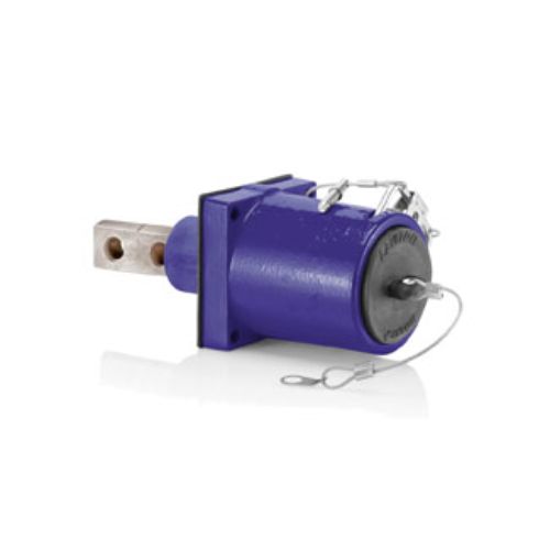 Leviton 49 S Sgl Pole Male Recept,2H BuSBar,313-777MCM,45D,1135A-PL