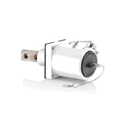 Leviton 49 S Sgl Pole Fem Recept,2H BuSBar,313-777MCM,45D,1135A-WT
