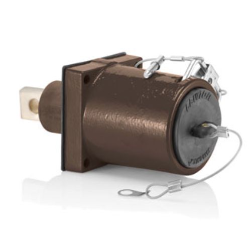 Leviton 49 S Sgl Pole Male Recept,1H BuSBar,313-777MCM,45D,1135A-BN