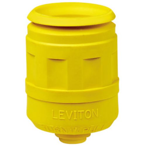 Leviton Boot for Locking Plug, 20A & 30A, 4P5W, Weather-Resistant-YL