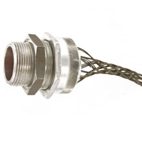 Leviton 1-1/2"Straight,Male,Al,DX Cord Seal StrainRelief1.312-1.437"