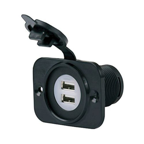 Marinco Power Products Dual USB Charger Receptacle  12-24V