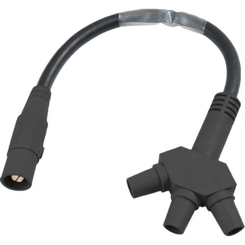 Marinco Power Products CLS Assembled Adapters Soft 3Fer (M-F-F-F)-BK