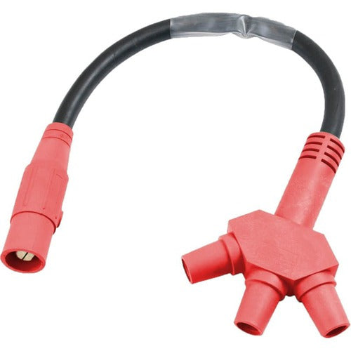 Marinco Power Products CLS Assembled Adapters Soft 3Fer (M-F-F-F)-RD