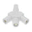 Marinco Power Products CL/CLS/CLM Reverse Hard 3Fer Adapter (F-M-M-M)-WT