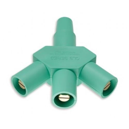 Marinco Power Products CL/CLS/CLM Reverse Hard 3Fer Adapter (F-M-M-M)-GN