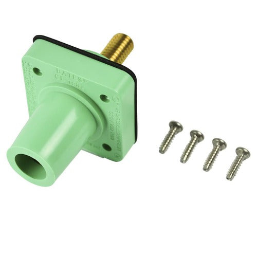 Marinco Power Products CL Series Panel Mounts (400A/600V)1.125" THD Stud Fem-GN