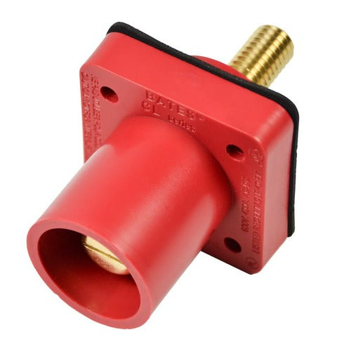 Marinco Power Products CL PNL Mount Inlet (400A/600V)1.125"Thrd Stud,M-RD Drill Out