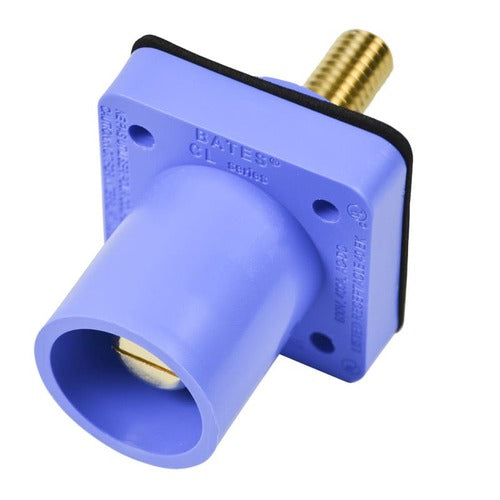 Marinco Power Products CL PNL Mount Inlet(400A/600V)1.125"Thrd Stud, M-BL Drill Out