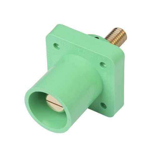 Marinco Power Products CL Ser Panel Mount Inlet (400A/600V) 1.125"THD Stud Male-GN