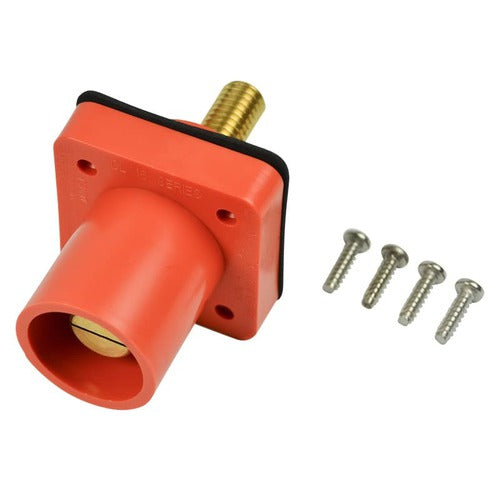 Marinco Power Products CL Ser Panel Mount Inlet (400A/600V) 1.125"THD Stud Male-OR