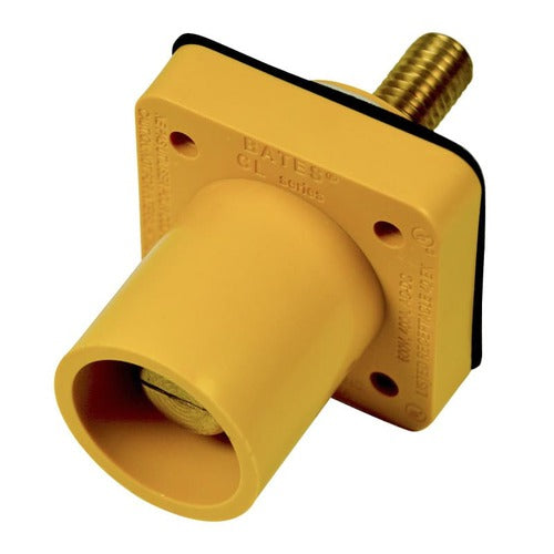 Marinco Power Products CL PNL Mount Inlet (400A/600V)1.125"Thrd Stud,M-YL Drill Out
