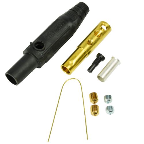 Marinco Power Products CLM Series Inline Single Pin Conn(150A/600V)#8-#2AWG Fem-BK