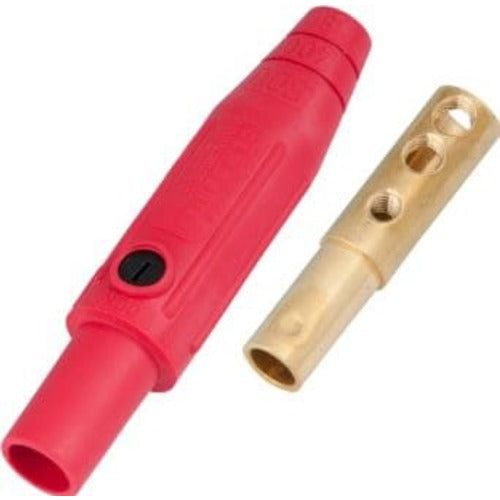 Marinco Power Products CLM Series Inline Single Pin Conn(150A/600V)#8-#2AWG Fem-RD