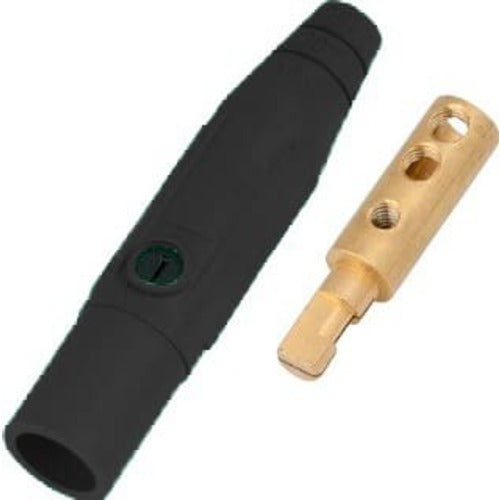 Marinco Power Products CLM Series Inline Single Pin Conn(150A/600V)#8-#2AWG Male-BK