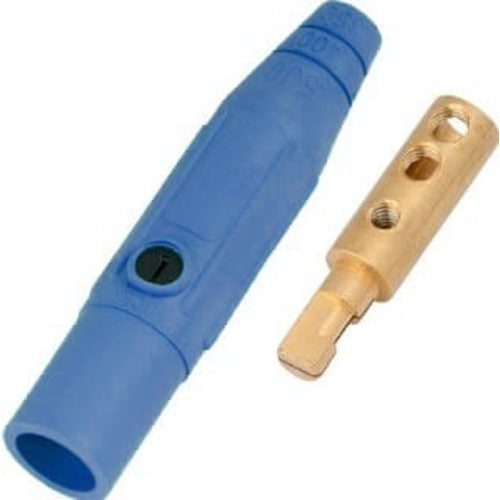 Marinco Power Products CLM Series Inline Single Pin Conn(150A/600V)#8-#2AWG Male-BL