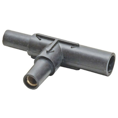 Marinco Power Products CLM Series Parallelling T Connector (150A / 600V) (M-F-F)-BK
