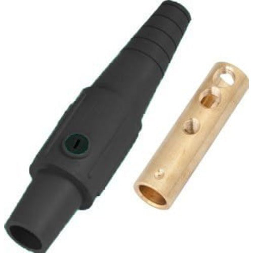 Marinco Power Products CLS Series Inline Single Pin Conn(400A/600V)#6-#2 AWG Fem-BK