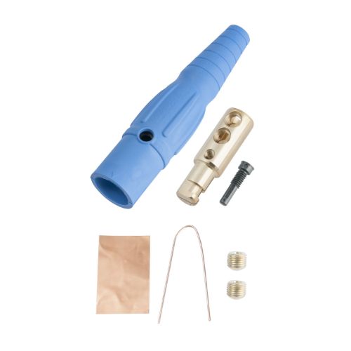 Marinco Power Products CLS Series Inline Single Pin Conn(400A/600V)#6-#2AWG Male-BL
